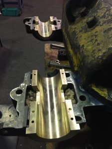 Photo of a back axle bearing for crane motor